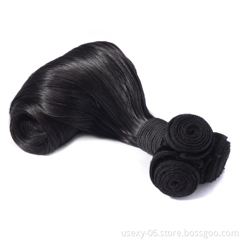 Wholesale Magic Curl Hair One Donor Health Unprocessed Virgin Hair Super Double Drawn Hair